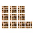 thumbnail image 1 of Autocollant Mural 3D Mosaic DIY Film Céramique Imperméable 10x10cm, 1 of 6