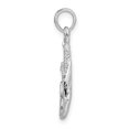 thumbnail image 3 of FJC Finejewelers 925 Sterling Silver Polished Happy Birthday Slice of Cake Charm, 3 of 6