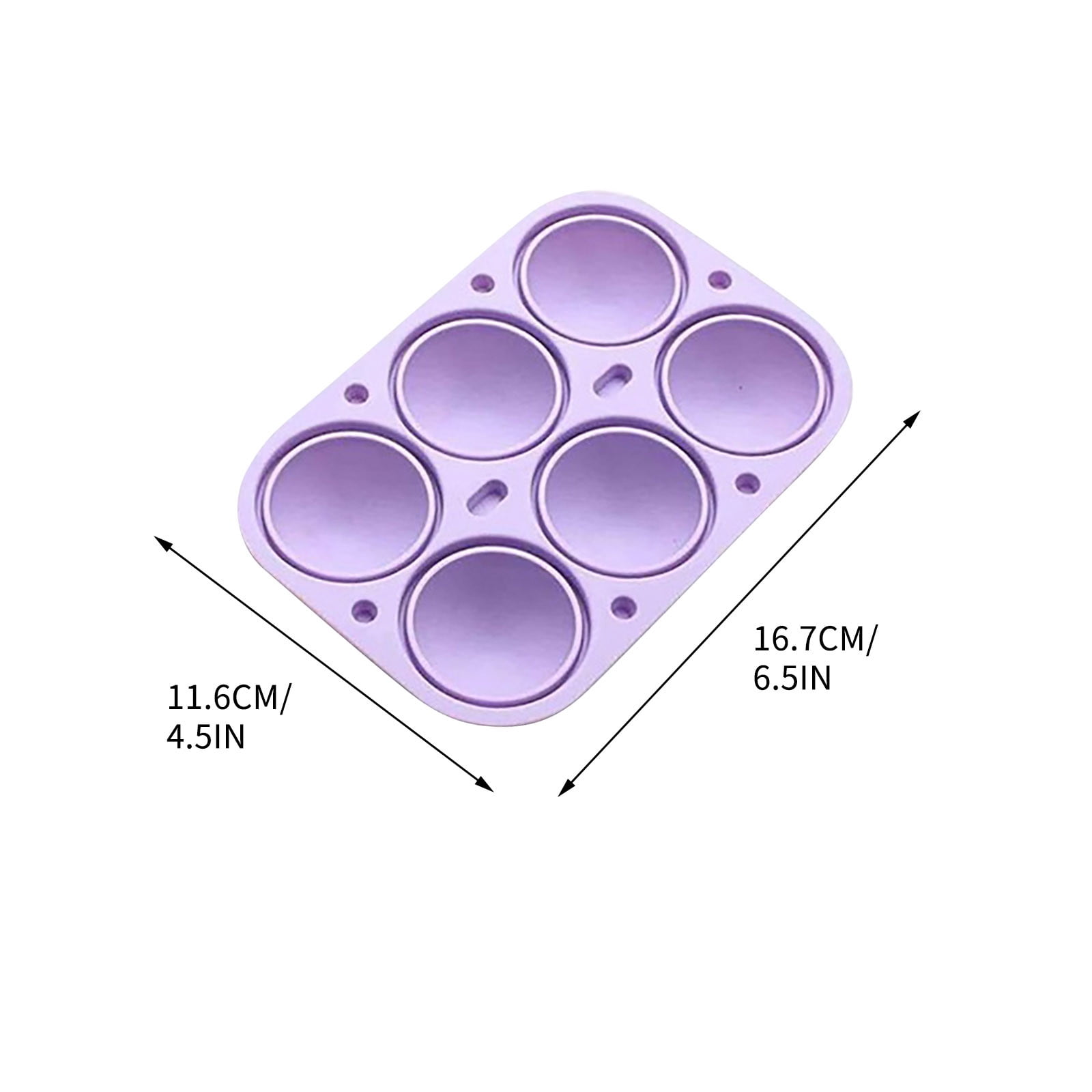 Fufafayo Ice Hockey Ice Tray, 6-Cavity Silicone Ice Maker for Whiskey Cocktails, Spherical Ice Ball Maker for Freezer, Bar Accessory for Party, Kitchen or Home Bar, Fun Sports Design