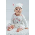 Disney Classics Marie Newborn Baby Girls Snap Cosplay Coverall and Hat