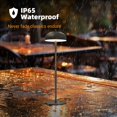thumbnail image 4 of Lámparas de mesa inalámbricas Moragin, paquete de 2, LED recargables IP65, 4 of 7
