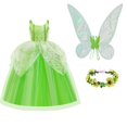 thumbnail image 1 of Ropa de niña, Hada de las flores, campanilla, disfraz de princesa para niños, disfraz de campanita con alas, disfraz de princesa de Halloween, Dres4-5T de fiesta Gao Jinjia LED, 1 of 2