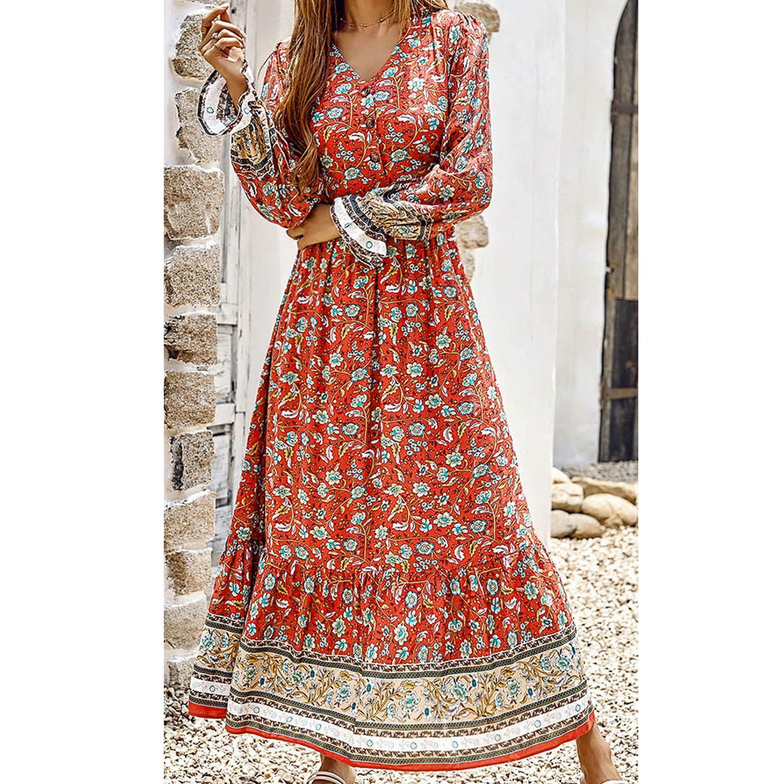 beige chiffon maxi dress Yolandah Cream Chiffon Maxi Dress - US 18