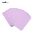 thumbnail image 3 of Uxcell 3.5" x 2" Blank Paper Business Cards Small Index Flash Cards Message Note Card, Purple 100 Pack, 3 of 7