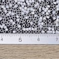 thumbnail image 3 of 10gs MIYUKI Delica Beads Cylinder Japanese Seed Beads 11/0 (DB0221) Gilt Lined White Opal 1.3x1.6mm Hole: 0.8mm about 2000pcs/10g, 3 of 5