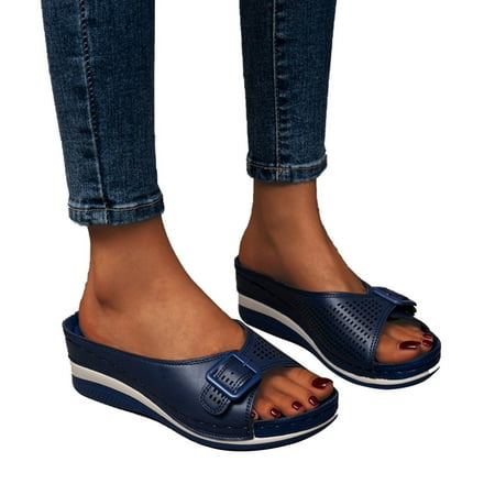 

Women Summer Slippers Thick Bottom Fashion Casual Sandals Anti-Skid Light