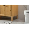 thumbnail image 5 of 60 inch double bathroom vanity in natural wood, 5 of 8