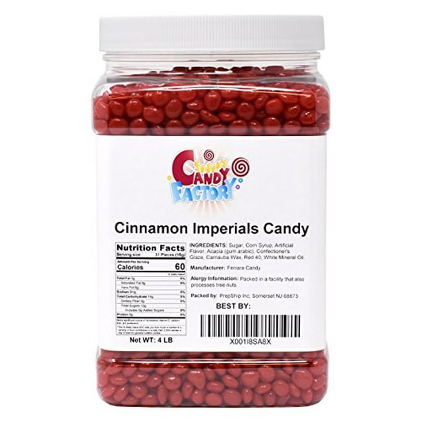 Cinnamon Imperials Candy in Jar, 4 Lbs