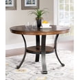 thumbnail image 5 of Holloway 45" Round Dining Table, Rustic Umber, 5 of 6