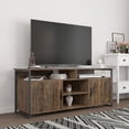 thumbnail image 6 of SUGIFT TV Stand ,Modern Wood Universal Media Console with Metal Legs, Home Living Room Furniture Entertainment Center, 6 of 10