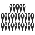 thumbnail image 2 of Lawn Mower Replacement Blades, Compact Size 25PCS Plastic Trimming Blade  For Garden Devices Black, 2 of 8