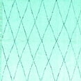 thumbnail image 1 of Ahgly Company Indoor Square Solid Turquoise Blue Modern Area Rugs, 7' Square, 1 of 4