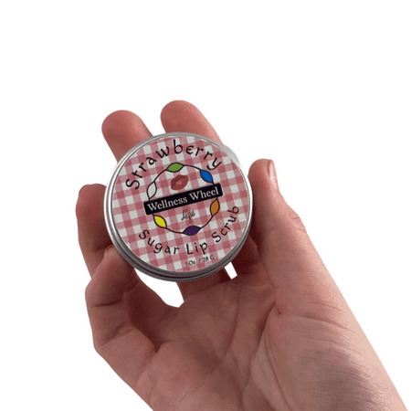 Strawberry Sugar Lip Scrub by Wellness Wheel Life