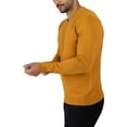 thumbnail image 3 of X RAY JEANS Mens Basic V-Neck Sweater Pullover, Mustard, XL, 3 of 10