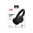 thumbnail image 2 of JVC Lightweight On Ear Headphones with Powerful Sound, Integrated Remote & Mic for Smartphones - HAS31MB (Black), Medium, 2 of 7