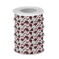 thumbnail image 2 of 5 Rolls Christmas Ribbon 1.5 inch Wide Decorative Ribbon for Gift Wrapping and Holiday Decorations Red Roses and Cherries, 2 of 7
