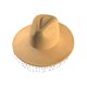 thumbnail image 5 of Sombrero de vaquero Yinane Fedora Jazz Unisex Blanco, 5 of 5
