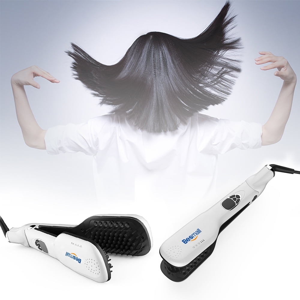Steam Hair Straightener Brush , CoastaCloud Salon hair Magic