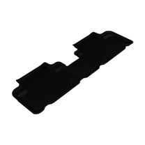 3D MAXpider L1MZ03921509 Second Row Custom Fit All-Weather Floor Mat for Select Mazda5 Models - Kagu Rubber (Black)