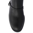 thumbnail image 5 of Journee Womens Elettra Stacked Block Heel Round Toe Boots, 5 of 10