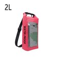 thumbnail image 1 of 2L 5L Dry Bag Touch Screen Waterproof Bags Beach Phone Pouch For Trekking Drifting Rafting Surfing Kayaking Outdoor Sports Bags Rose-2L, 1 of 6