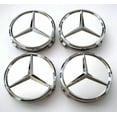 thumbnail image 1 of Capuchon Central de Roue pour Logo Mercedes Benz Emblem 75 mm Couvre-Moyeu de Jante de Voiture, 1 of 4