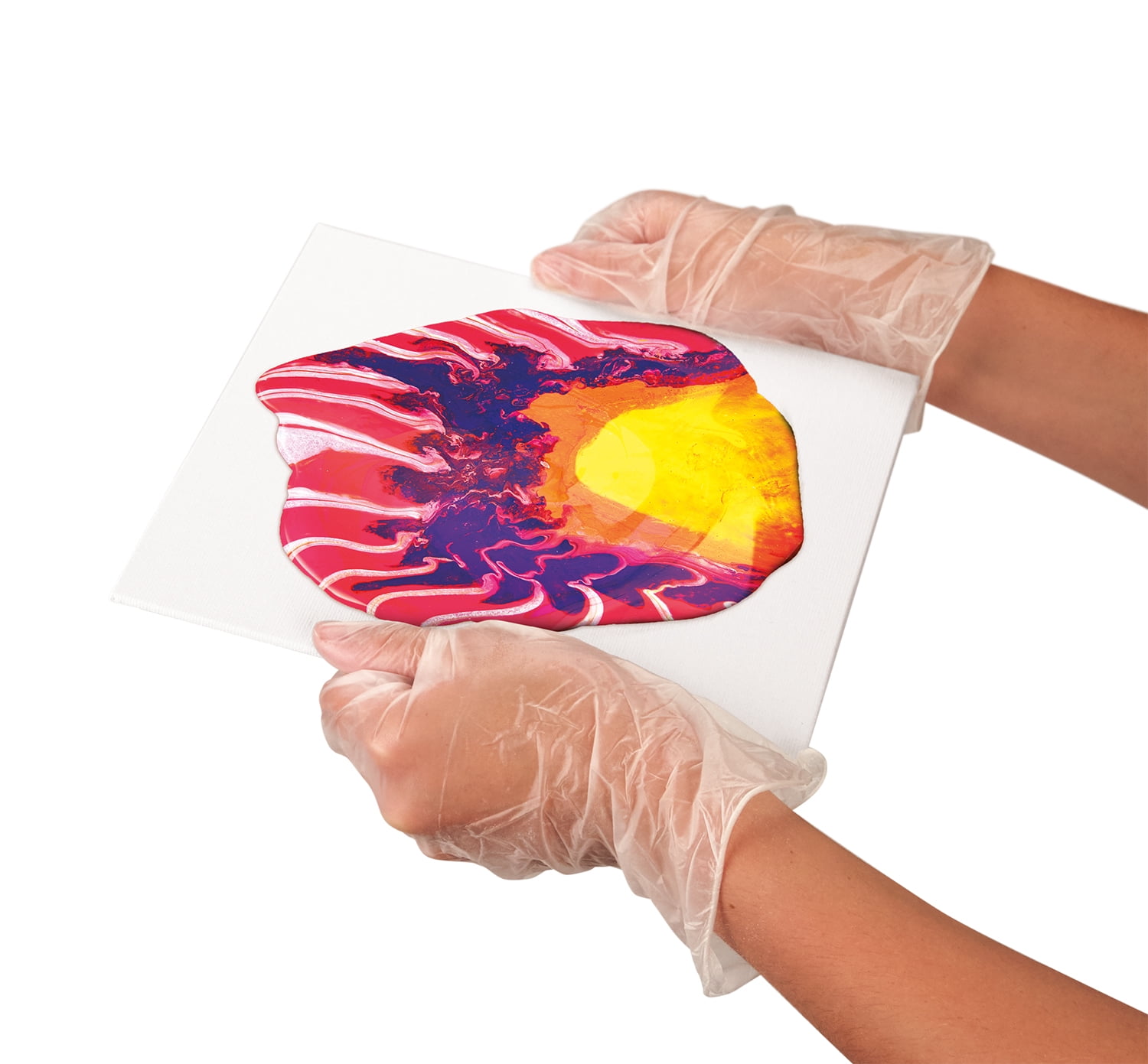 Cra-Z-Art Palmer Acrylic Pouring Paint Art Activity Kit - Swirling Sunrise