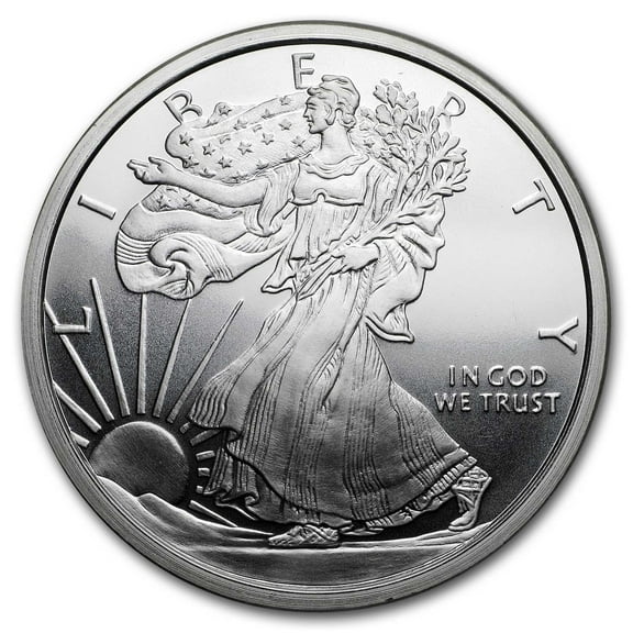 2 oz Silver Round - Walking Liberty