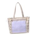 thumbnail image 4 of Bolso de hombro japonés de gran capacidad a la moda para mujer, bolso de mano informal de PU para fiesta, vacaciones, trabajo, playa Blanco Salvador Monedero de hombro, 4 of 10
