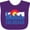 Purple, variant on Inktastic Colorado Flag and Skyline Boys or Girls Baby Bib