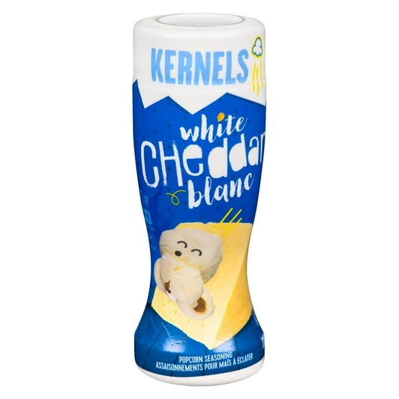 Assaisonnement cheddar blanc pour maïs à éclater de Kernels 110 g