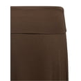thumbnail image 5 of KOGMO Womens Classic Maxi Skirt with Foldable Wide Waistband (S-3X), 5 of 6