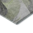 thumbnail image 3 of Addison Rugs Mayfield Premium Machine Washable Transitional Swirls Aloe Runner Rug, 2'3" X 7'6" Machine Washable Transitional Swirls Aloe Oversized Sherpa Throw Blanket, 3 of 6