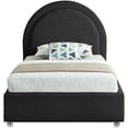thumbnail image 7 of Meridian Furniture Milo Black Fabric Twin Bed, 7 of 7