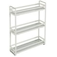 thumbnail image 1 of Home Details 24115-WHT 3 Tier Slim Flat Wired Rails Vanity Tray, 1 of 1