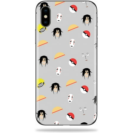 Skin For Apple iPhone XS Max - Anime Fan | Protective, Durable, and Unique Vinyl Decal wrap cover | Easy To Apply, Remove, and Change (Best Anime App For Iphone)
