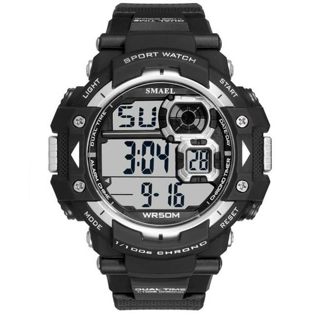 Mens Digital Watches Brand LED Men Watch Big Dial Alarm Clock Men Sport