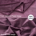 thumbnail image 2 of PHF Super Soft Velvet Duvet Cover Set King Size, 3 Pieces Warm Fluffy Comforter Cover Set, Cozy Flannel Comforter Cover with Pillow Shams, 104"x90", Wine Red (No Insert), 2 of 7