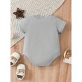 thumbnail image 4 of Newborn Infant Short Sleeve Romper "IF MY MOM SAYS NO" Graphic Crew Neck Bodysuit Onesies For Baby Girls And Boys Toddler Summer Clothes, 4 of 5