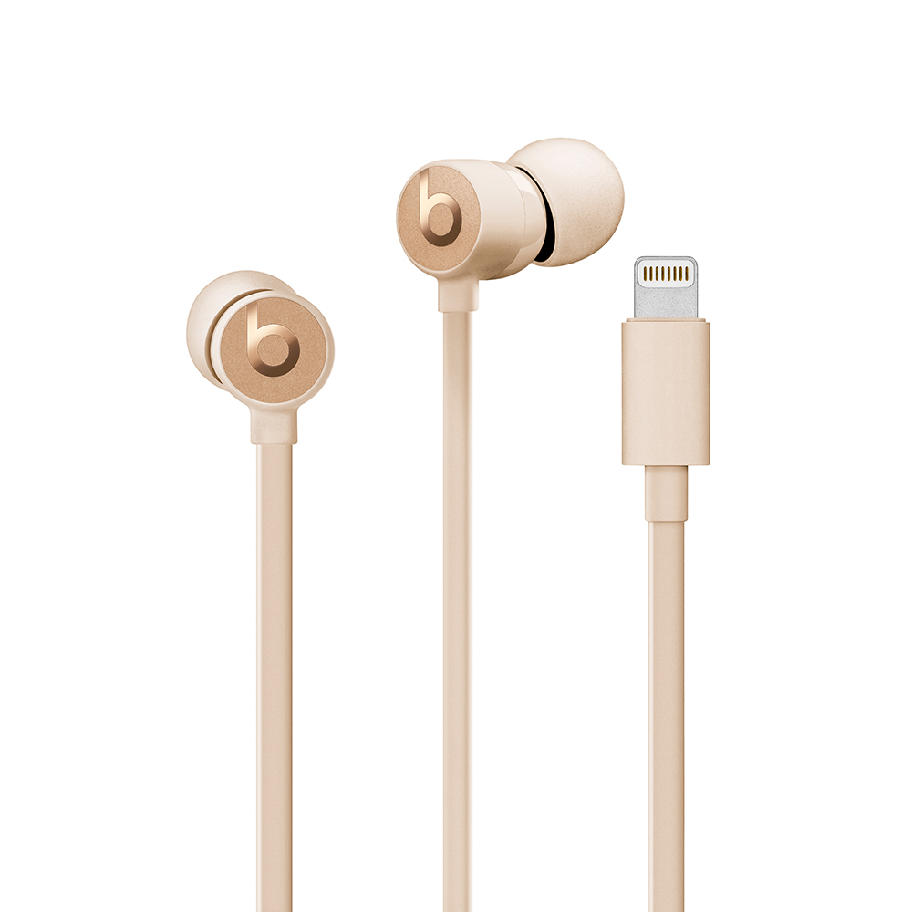 urBeats3 In-Ear Wired Earphones with Lightning Connector Satin Gold 