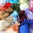 thumbnail image 6 of Efavormart 12PCS BABY BLUE Satin Gift Bag Drawstring Pouch Wedding Favors Bridal Shower Candy Jewelry Bags - 3"x4", 6 of 10