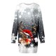 thumbnail image 3 of Vestidos Para Mujer Vestido Casual de Manga Larga Con Cuello Redondo y Estampado Navideño de Moda de Otoño E Invierno Para Mujer, 3 of 3