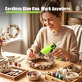 thumbnail image 3 of Cordless Hot Glue Gun with 2.0Ah Battery & Charger, Green, 3 of 10