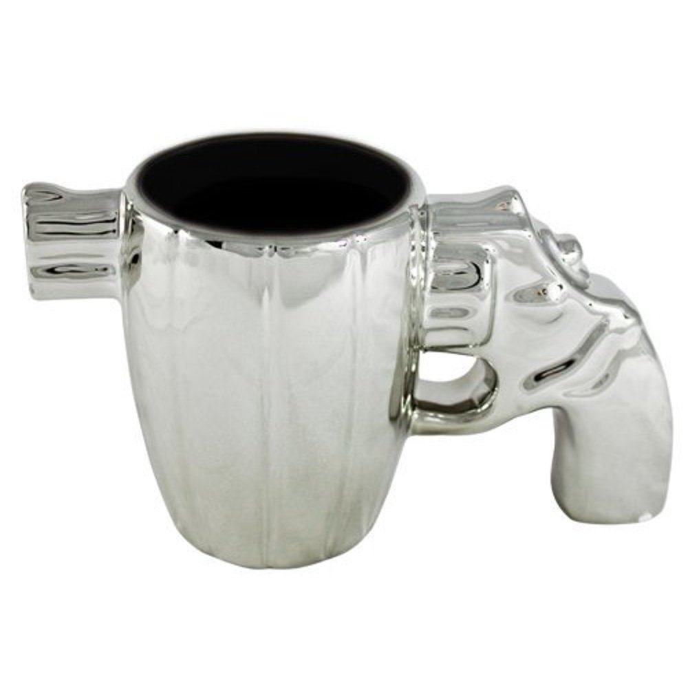 Forum Novelties Chrome Gun Pistol Coffee Mug