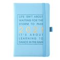 thumbnail image 1 of 2021 English Internal Pages Personal Agenda Planner Schedule Notebook Planner Monthly Planner PU Leather Soft Cover, 1 of 10