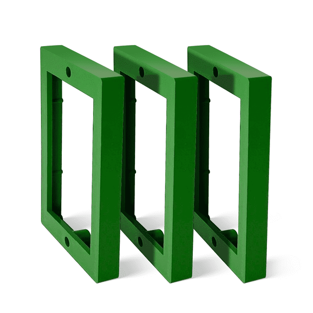 3/8" ReceptXtenders 3Pack Single Gang Receptacle Outlet Box Extender