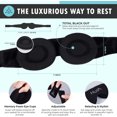 thumbnail image 4 of Hush Blackout Memory Foam Eye Mask Blocks 100% of All Light, 4 of 7
