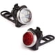 thumbnail image 1 of Juego de luces de bicicleta recargables, faro delantero superbrillante y luz LED trasera para bicicleta, batería de litio de 650mah, 4 opciones de modo de luz, 1 of 5