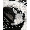 thumbnail image 4 of Contemporary Drop Collection Area Rug in Charcoal Color and Rectangle, Runner Shape, 4 of 8