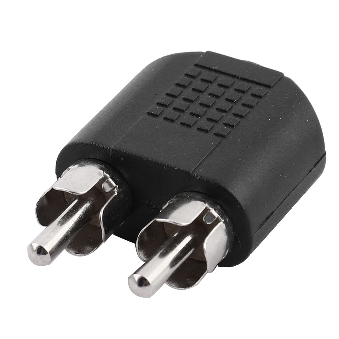 Jack 3.5mm Femelle vers RCA male Double Adaptateur doubleur Audio Noir  connecteur
